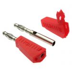 Клемма Z040 4mm Stackable Plug RED
