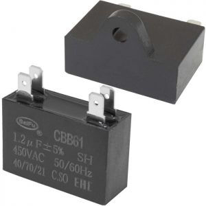 Конденсатор CBB61 1.2 uF  450V 4 PIN (SAIFU) купить по цене от 42.7 руб. из наличия.