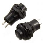 Кнопочный переключатель MJ-R13-502 off-(on) 1.5A 250VAC