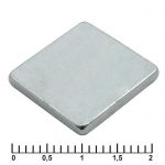 Магнит B 15x15x2 N35