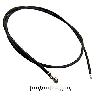  HB 2,00 mm AWG26 0,3m black