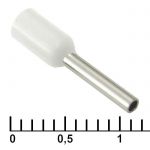 Кабельный наконечник DN00708 white (1.2x8mm)