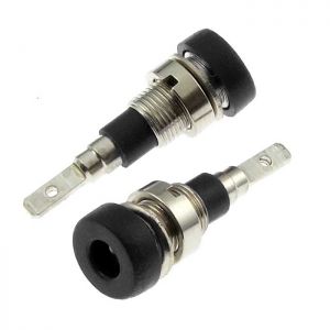 Z007 2mm panel jack BLACK (Клемма) купить по цене от 49.23₽ в компании РУЭЛКОМ/ Характеристики, описание, размеры