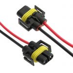 Соединитель автом. H8/H11 F plastic, Cu 10CM