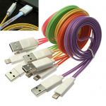 Шнур для мобильных устройств USB to iPhone 5 light line 1m