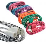 Шнур для мобильных устройств USB to iPhone5 round braid 1m