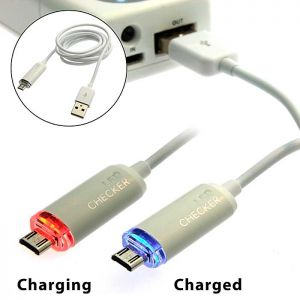 Шнур для моб. устр. USB to MicroUSB Red/Blue LED cheker купить по цене от 377.68 руб. из наличия.