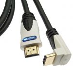 Шнур интерфейсный HDMI to HDMI 90* 1.4v OFC 2m