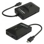 USB устройство USB OTG card reader adapter 5in1