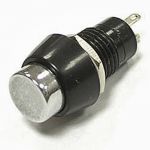 Кнопочный переключатель PBS-20B off-(on) металл