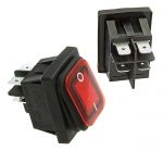 Переключатель SB091 IP65 on-off 22x30mm