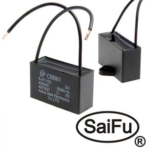 Конденсатор CBB61   4uF  450V (SAIFU) купить по цене от 70.04 руб. из наличия.