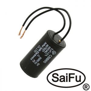 Конденсатор CBB60   5uF  450V WIRE (SAIFU) купить по цене от 95.54 руб. из наличия.