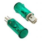 Лампа неоновая в корпусе MDX-14 green 220V