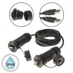 Разъем герметичный M25USBZ2-2.0G-3M Разъем герметичный M25USBZ2-2.0G-3M