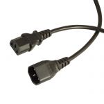 Сетевой шнур ПВС-АП C13C14 3х0.75 1.8м(ч)