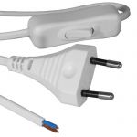 Сетевой шнур ШВВП-ВП S52 2х0.5 1.8м(б)