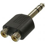 Разъем переходной 7-0176 / 6.35 stereo-2RCA JACK