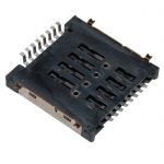 Держатель карт mini SIMx2 8pin 3.3H