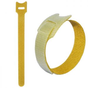 Хомут липучка 150х12 мм, желтый (100шт) купить по цене от 379.83 руб. из наличия.