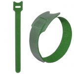 Хомут липучка 150х12 мм, зеленый (100шт)