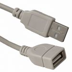 Компьютерный шнур USB-A F  USB-A M 1.8m  (SZC)