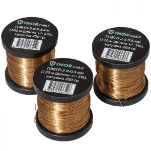 ПЭВТЛ-2 d-0.4 мм 170м (200г) (Провод) купить по цене от 1403.89₽ в компании РУЭЛКОМ/ Характеристики, описание, размеры