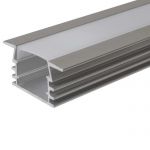 Профиль для светодиодной ленты врезной алюминиевый 605-2, 2м