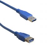 Компьютерный шнур USB3.0 A(m)-USB A(f) Bl 1.8m