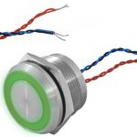 Кнопки пьезо RPS25E/G off-(on)