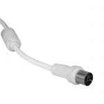 Шнур высокочастотный ТВ гнездо - ТВ штекер, 7м