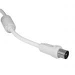 Шнур высокочастотный ТВ гнездо - ТВ штекер, 7м