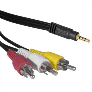 Аудио/Видео шнур Stereo 3,5 mm - 3 RCA B 3m купить по цене от 118.05 руб. из наличия.
