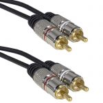 Аудио/видео шнур 2 RCA - 2 RCA GM 1.5m
