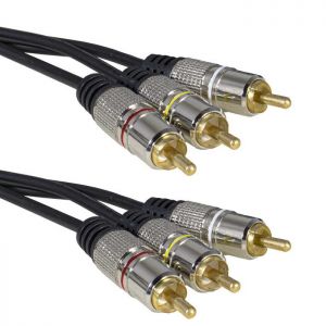 Аудио/Видео шнур 3 RCA - 3 RCA GM 3m купить по цене от 403.65 руб. из наличия.