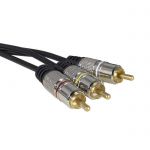 Аудио/видео шнур 3 RCA - 3 RCA GM 1.5m