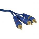 Аудио/видео шнур 3 RCA - 3 RCA BL 1.5m