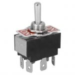 Тумблер KN3(B)-223P (on)-off-(on)