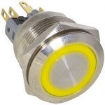 Кнопка антивандальная GQ22-11E/Y/N on-(off)+off-(on)