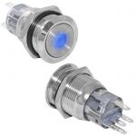 Кнопка антивандальная LAS1-AGQ-11D/B/N on-(on)