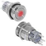 Кнопка антивандальная LAS1-AGQ-11D/R/N on-(on)