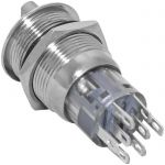 Кнопка антивандальная LAS2-AGQ-11X/31/B/N on-on