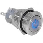 Кнопка антивандальная LAS1-AGQ-11DT/B/N on-(on)