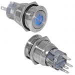 Кнопка антивандал. LAS1-AGQ-11DT/B/N on-(on)