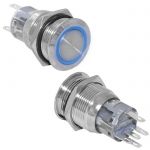 Кнопка антивандальная LAS1-AGQ-11E/B/N on-(on)