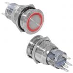 Кнопка антивандальная LAS2-AGQ-11E/R/N on-(on)