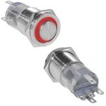 Кнопка антивандальная LAS2GQPH-11ZE/R/N on-on