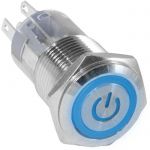 Кнопка антивандальная LAS2GQF-11ZET/B/N on-on