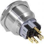 Кнопка антивандальная GQ28PF-11ZD/B/N on-off+off-on
