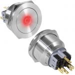 Кнопка антивандальная GQ28PF-11D/R/N on-(off)+off-(on)